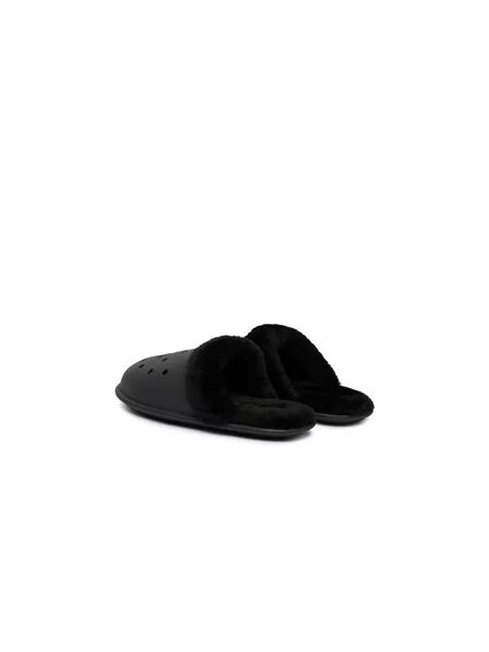 Crocs Copati Classic Fuzz Scuff črna