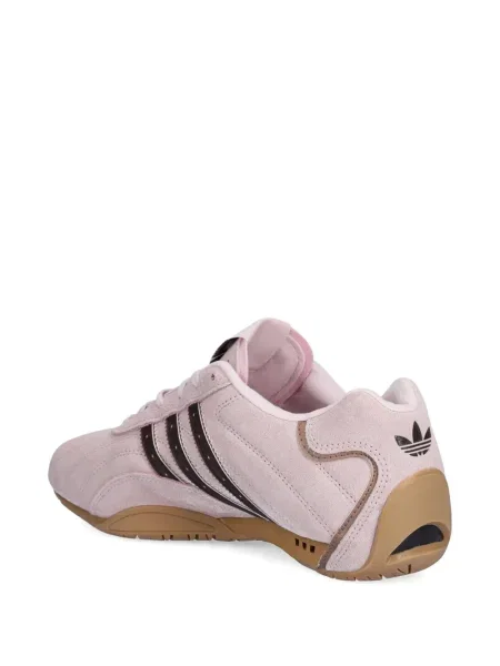Велурени половин цип маратонки Adidas Samba на райета черно