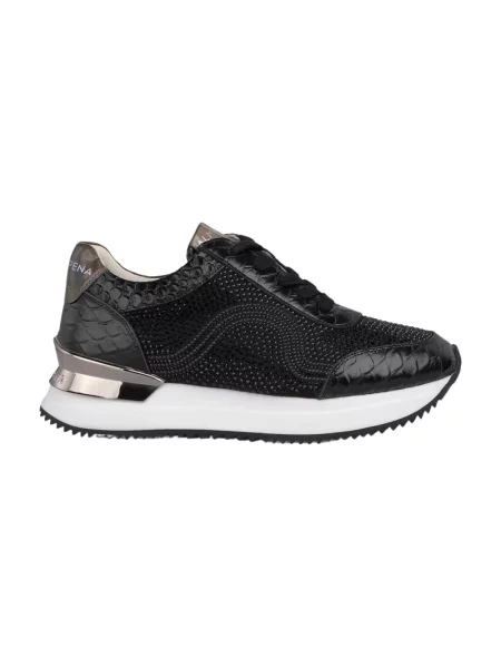 Sneakersy Alma En Pena z nadrukiem czarne