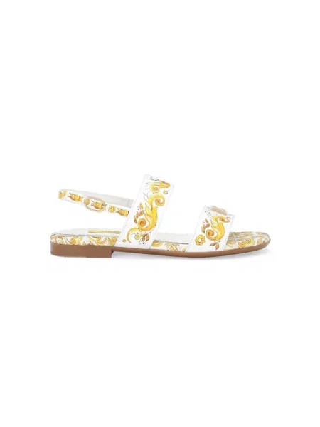 Sandały dziecięce Dolce And Gabbana białe