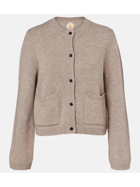 Vuneni kardigan Jardin Des Orangers bež