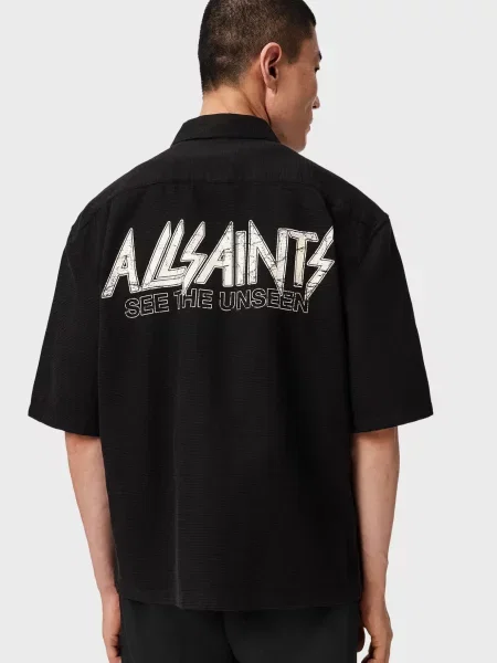 Рубашка Allsaints черная