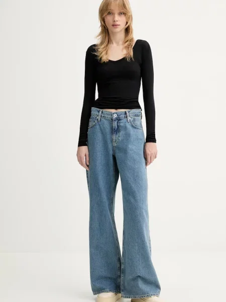 American Vintage longsleeve czarny