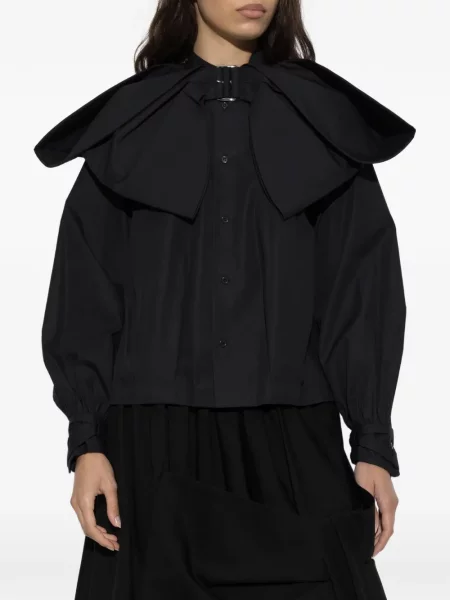 Cămașă Noir Kei Ninomiya cu funde negru