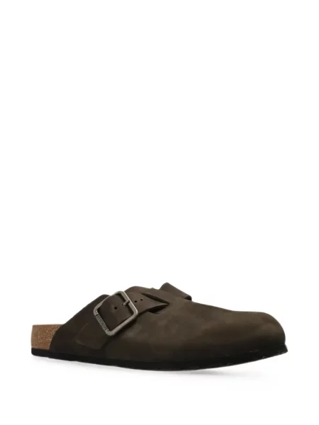 Papuci tip mules Birkenstock maro