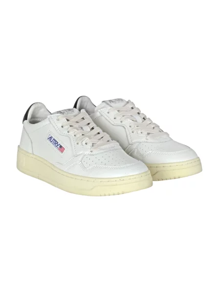 Sneakersy Autry skórzane casual białe