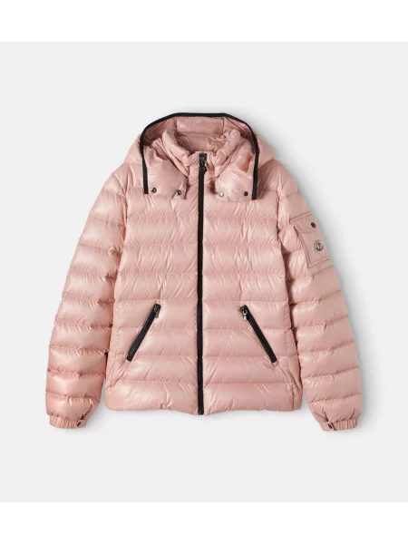 Gyerek pehelydzseki Moncler Enfant rózsaszín