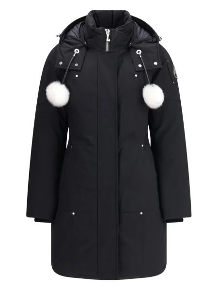Parka Moose Knuckles z kapturem czarna