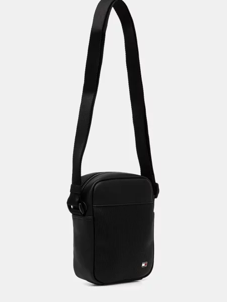 TOMMY HILFIGER Geantă de umăr negru