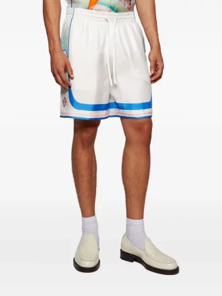 Pantaloni scurți Casablanca alb