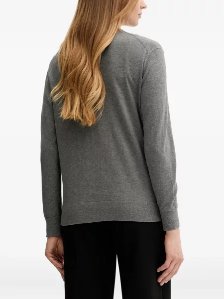 Koszulka Polo Ralph Lauren dwurzędowa zamszowa w paski czarna