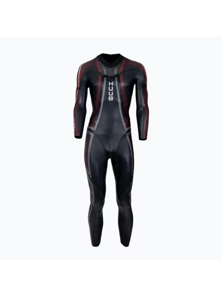 Costum de triatlon pentru bărbați HUUB Aerious III black/red negru