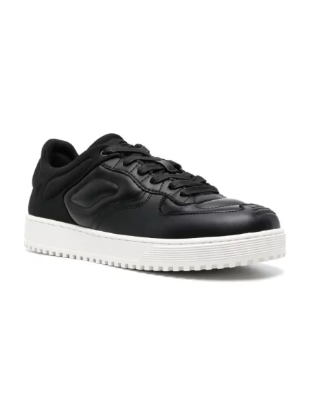 Sneakersy Emporio Armani skórzane casual czarne