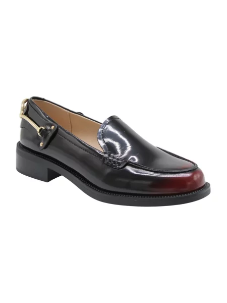 Liu Jo Loafersy Madison 01 Bordowy czarne