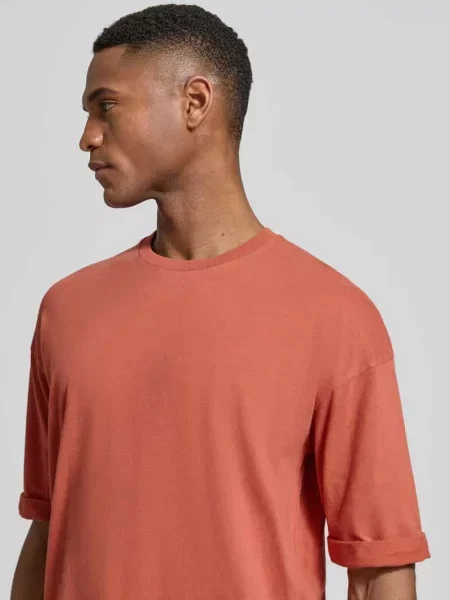 T-shirt z okrągłym dekoltem model NOLIEN Drykorn