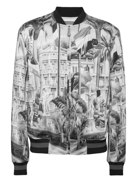 Bomber jakna Philipp Plein crna