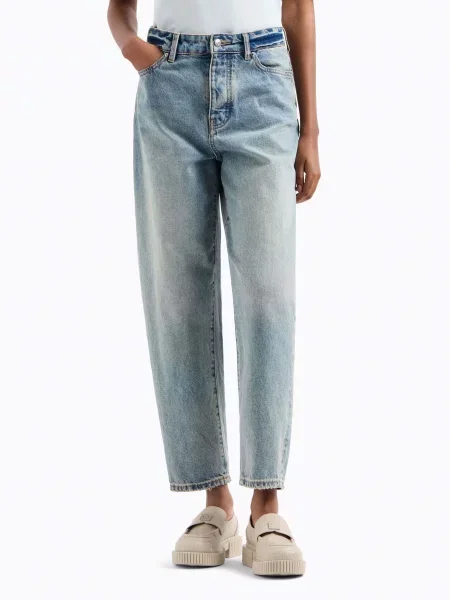 Бойфренди Armani Exchange синій