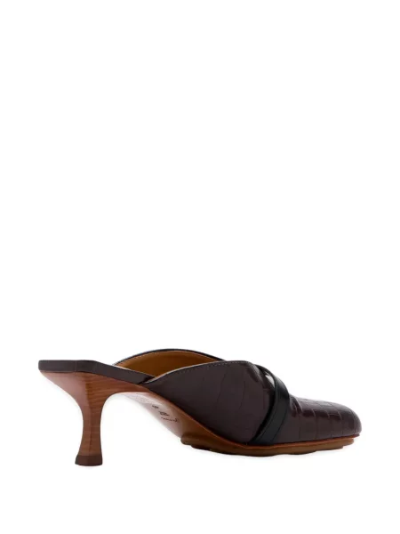 Papuci tip mules Ganni maro