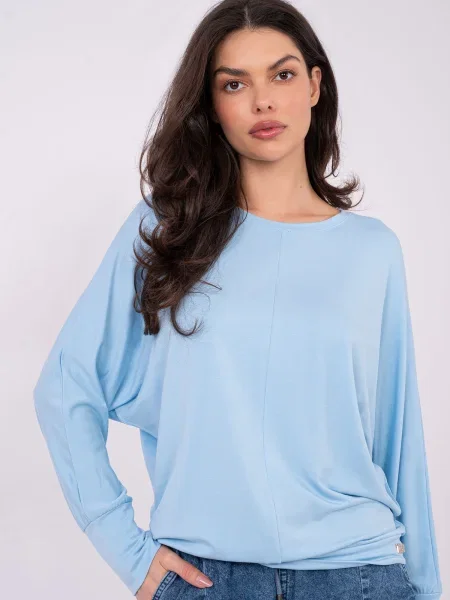 Bluză Relevance cu mâneci lungi lungă alb