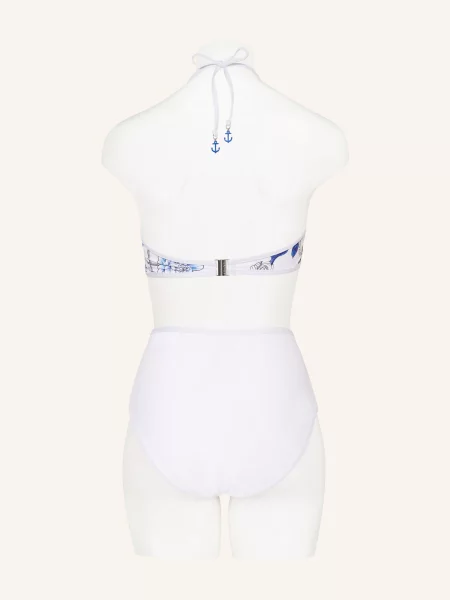Seafolly Dół Od Bikini Z Wysokim Stanem Ahoy weiss biały