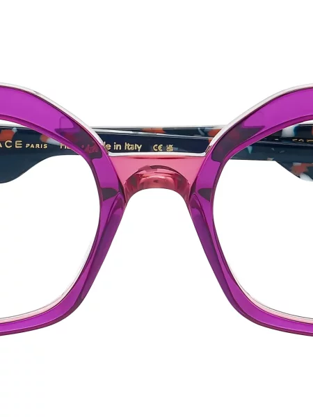 Ochelari de soare Face à Face cu imprimeu geometric violet