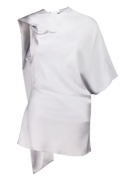 Top Stella Mccartney drapat alb