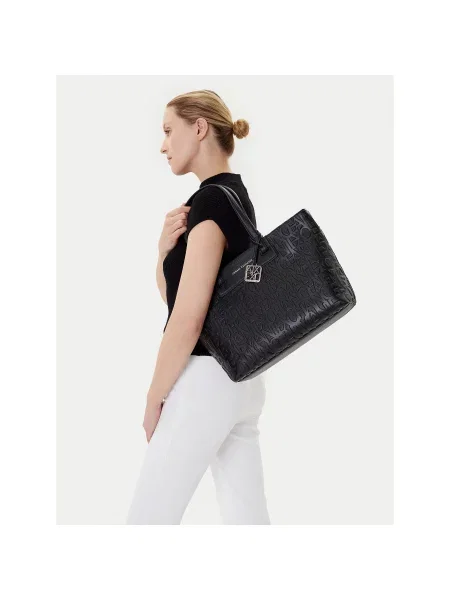 Geantă shopper Armani negru