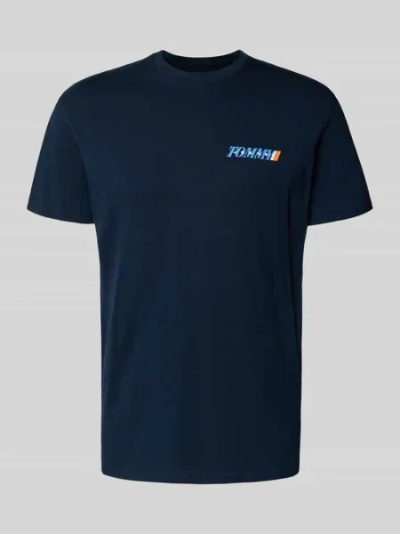 T-shirt o kroju regular fit z czystej bawełny Tommy Jeans