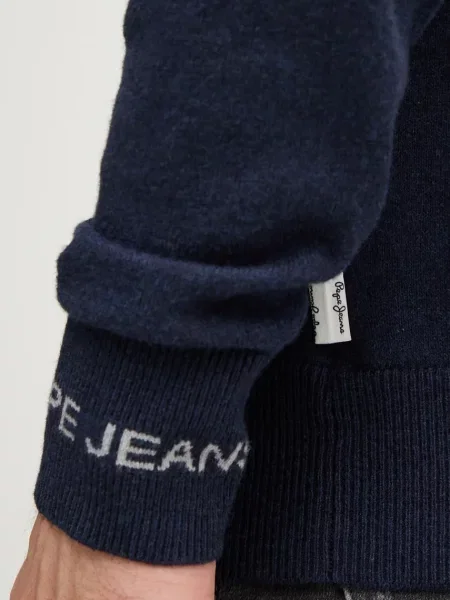 Pepe Jeans gyapjúkeverék pulóver NEW ANDRE CREW NECK