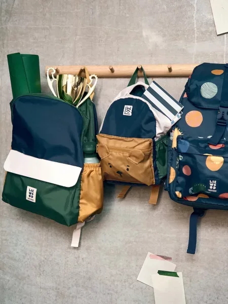 Liewood hátizsák gyerek Lennon School Backpack zöld