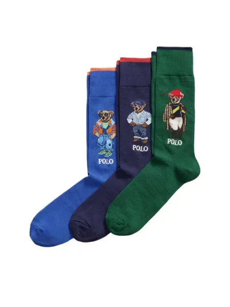 Polo Ralph Lauren Dolge nogavice Pisana rdeča