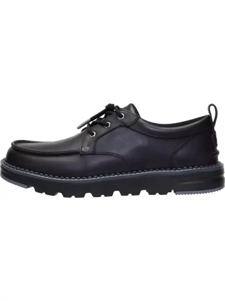 HeyDude Mokasyny Flint Moc Leather czarne