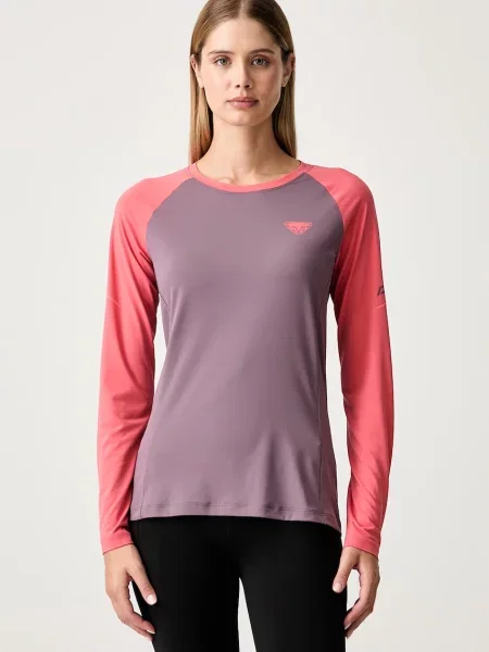 Tricou cu mânecă lungă Dynafit violet
