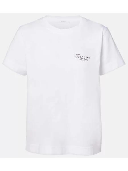 Tricou Givenchy din jerseu alb