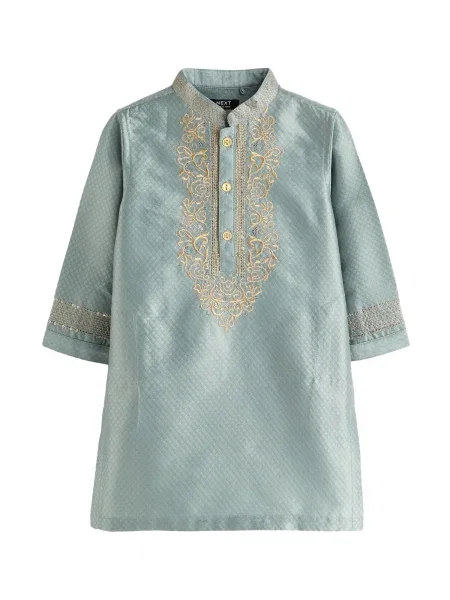 Next Košulja Kurta tirkiz / zlatna