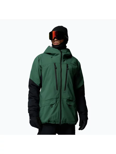 Kurtka narciarska Columbia Platinum Peak Insulated rain forest/black czarna
