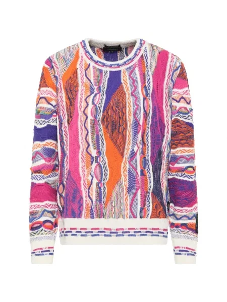 Sweter Carlo Colucci z nadrukiem