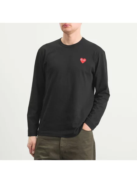 Koszulka Comme Des Garcons Play czarna