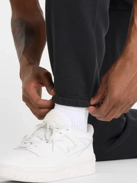 Флисовые спортивные штаны New Balance черные