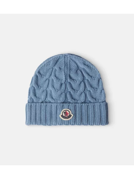 Gyerek sapka Moncler Enfant kék