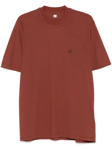 Tricou C.p. Company cu imagine maro