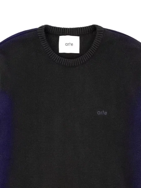 Lung pulover Arte Antwerp cu broderie negru