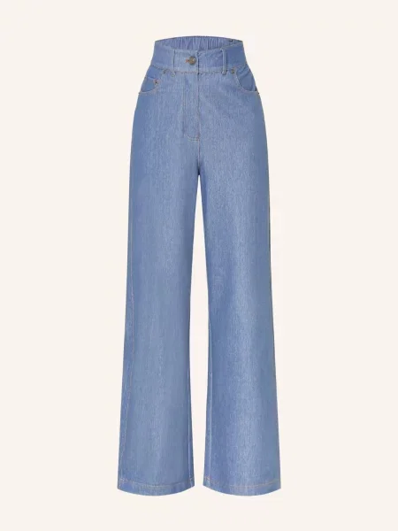Mm By Max Mara Marlene Kalhoty Emiro V Džínovém Vzhledu modrá