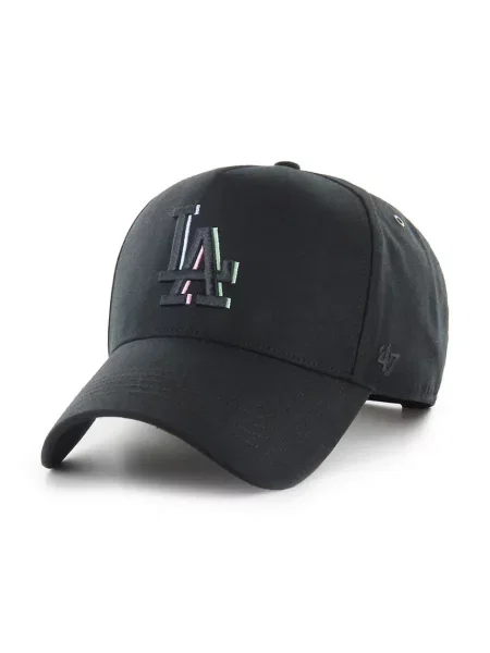 Шапка с козирка 47 brand MLB LA Dodgers с апликация черно