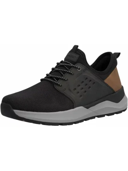 Sneakersy Rieker skórzane czarne