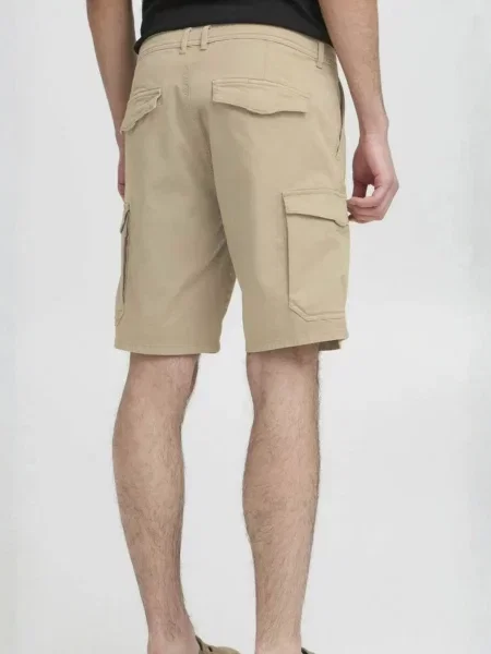 TEESHOPPEN Pantaloni Cargo Shorts bej