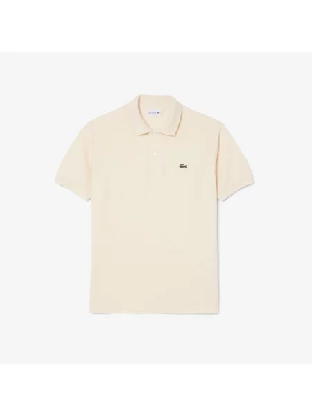 Поло Lacoste бежевое