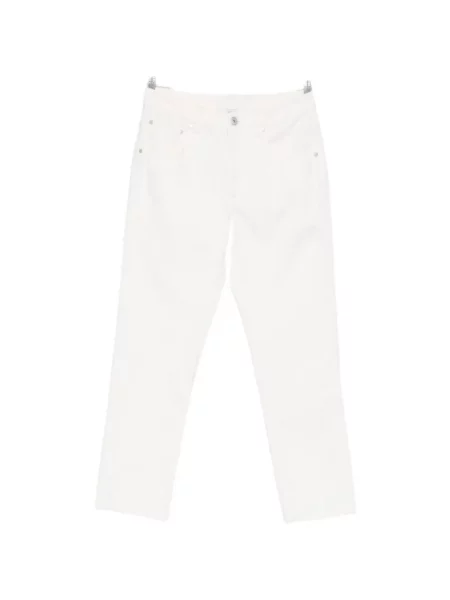 Proste jeansy Brunello Cucinelli białe
