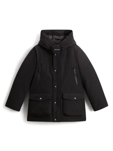 Parka dziecięca Woolrich czarna