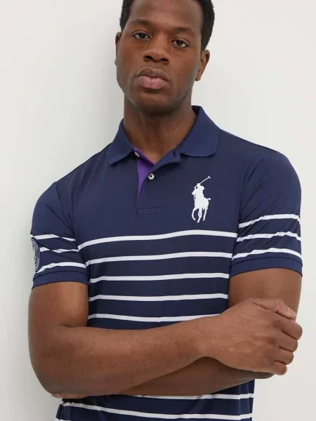 Polo tričko Polo Ralph Lauren tmavomodrá